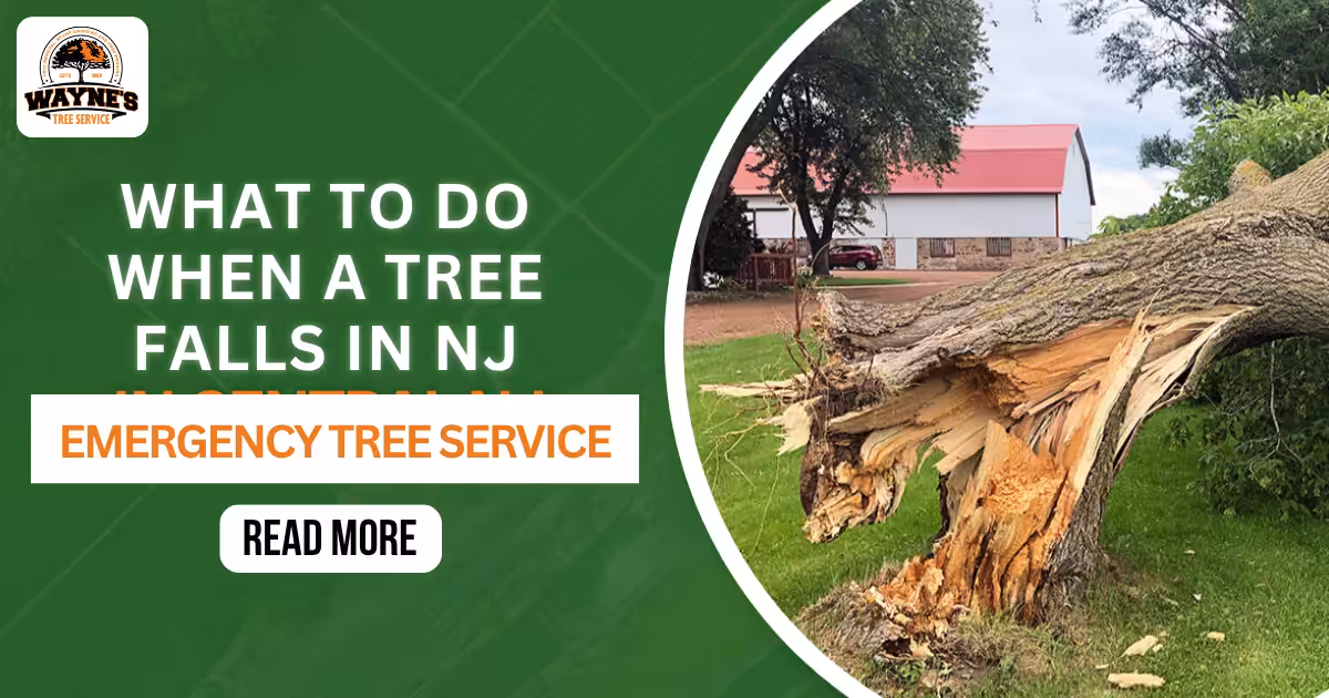 Tree Fell on Property NJ: What to Do Step-by-Step